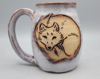 Taza Zorro Ártico 473 ml - Taza ¡Oh, por el amor de Dios! Regalo para estudiantes universitarios Taza de animales - Bonita taza de café