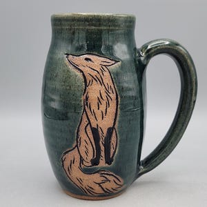 Red Fox Mug 16 oz  - Oh for Fox Sake Mug College Student Gift Animal Mug - Cute Coffee Mug
