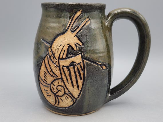 Snail Knight Mug 16oz - Medieval Marginalia Fairytale Gift Mythical Creatures Animal Mug - DnD Gift Coffee Mug Mesiree