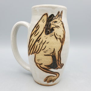 Griffin Mug 16oz - College Student Gift Dungeons and Dragons Dungeon Master Gift Mythical Creatures DnD Gift