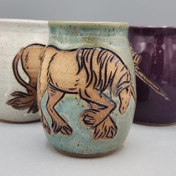 Unicorn Mug 16oz - Fairytale Gift Mythical Creatures Animal Mug - DnD Gift Unicorn Coffee Mug