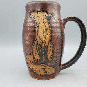 Red Fox Mug 16 oz  - Oh for Fox Sake Mug College Student Gift Animal Mug - Cute Coffee Mug