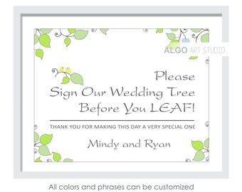 DIY personalisierte Hochzeit Zeichen und Praxis Papier - Hochzeit Gästebuch - Fingerabdruck-Baum - alternative Gästebuch - druckbare - kostenloser Versand