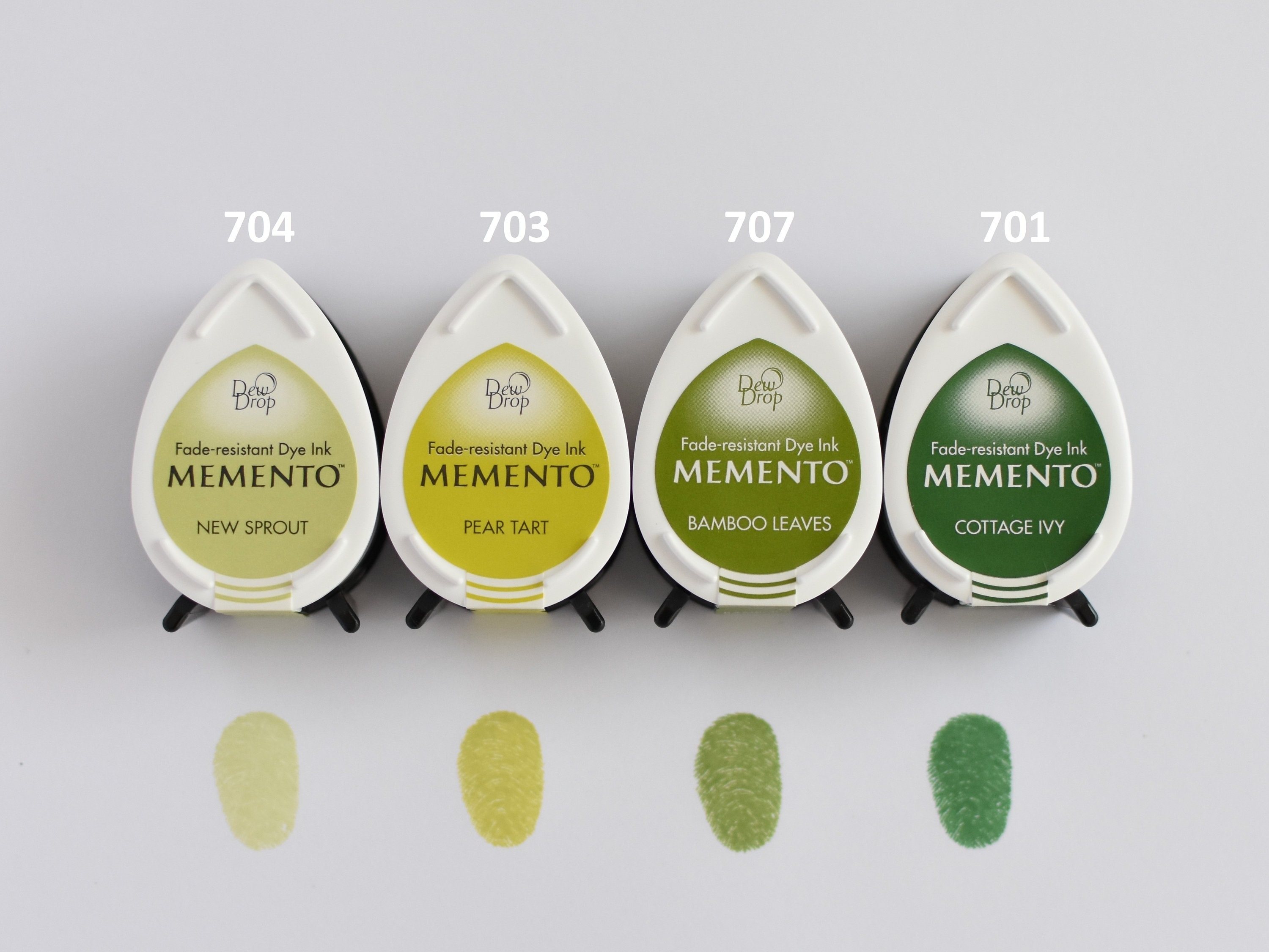 Ink Pad Green Color for Fingerprinting Memento Dew Drop Ink Etsy