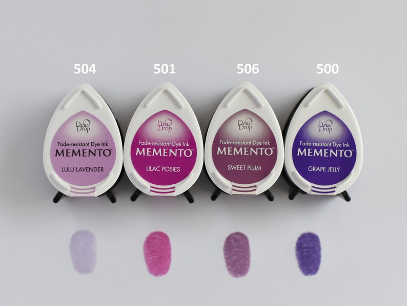 Ink Pad Ink Pads for Fingerprints Memento Dew Drop Ink Pad Etsy