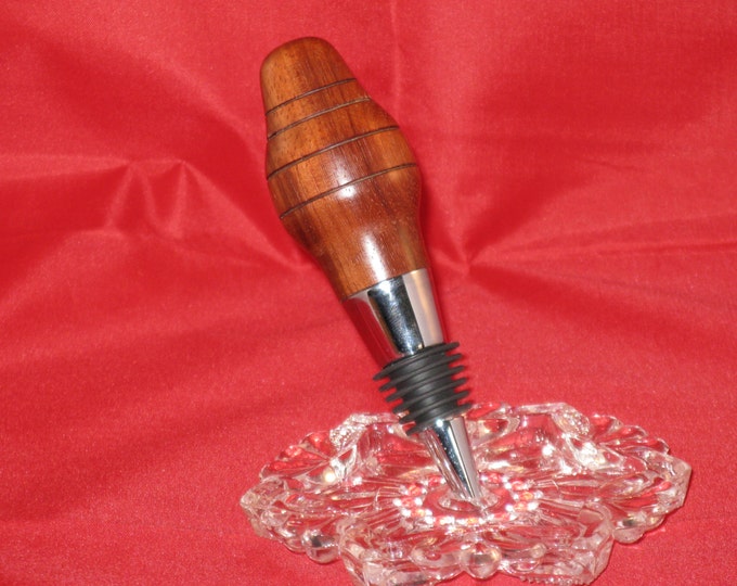 Paduak Exotic Hardwood wine stopper