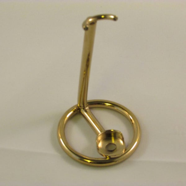 Gold TN  Universal Razor Stand (Will accommodate --MACH 3, Venus, Fusion and Safety (DE) Razor Handles)