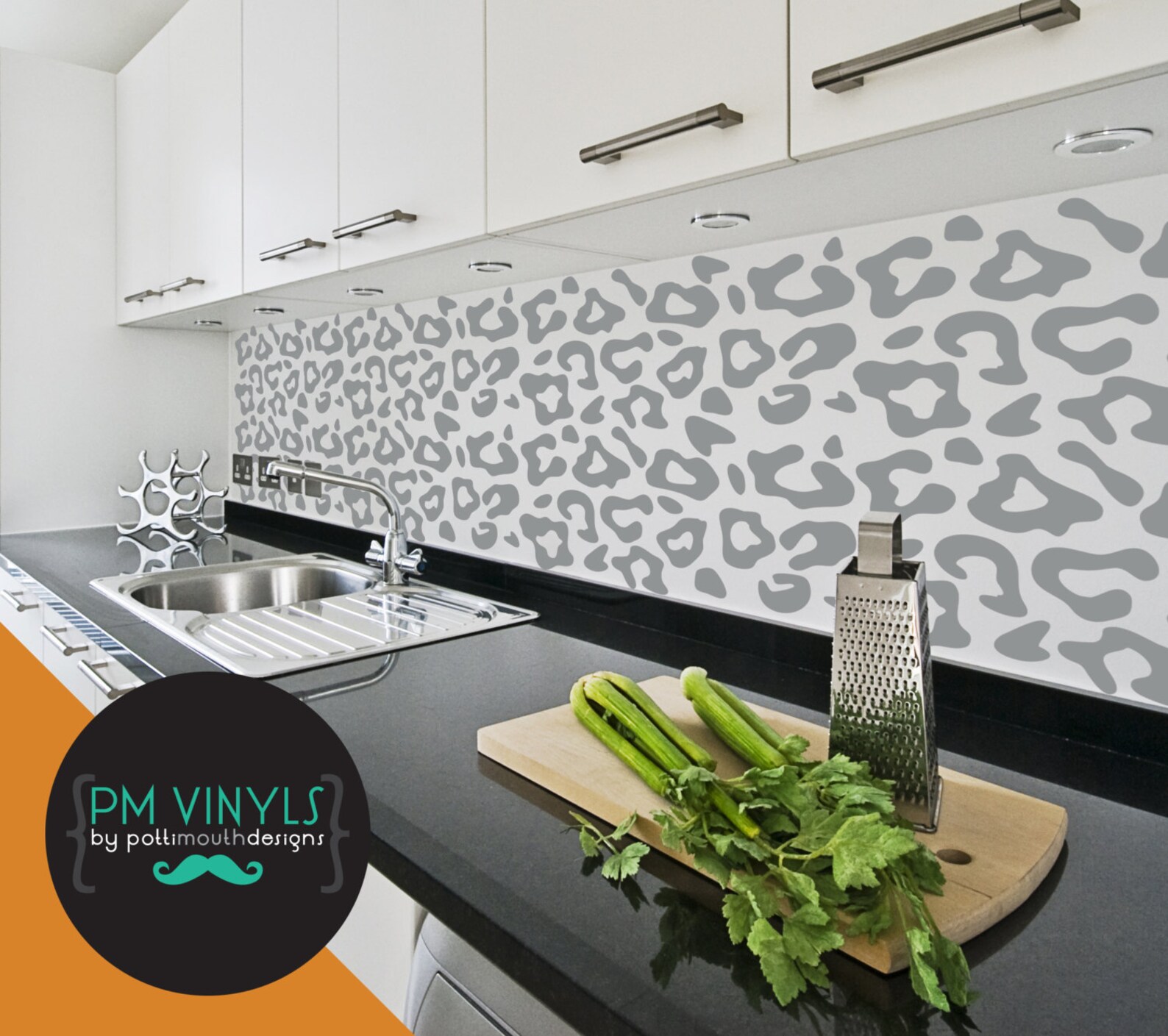 Leopard Animal Print Vinyl Wall Decal Strip ANI001 Etsy