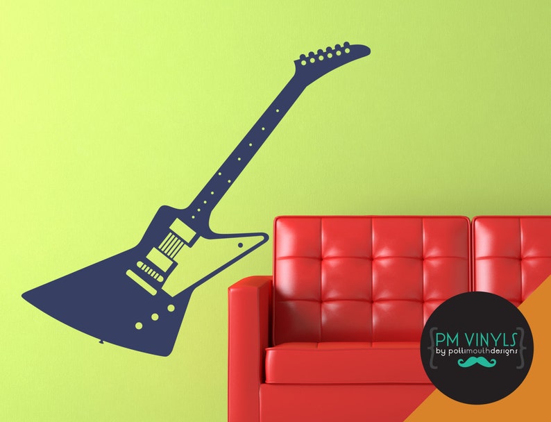 MUS007 Gibson Explorer Guitar Vinyl Wall Decal