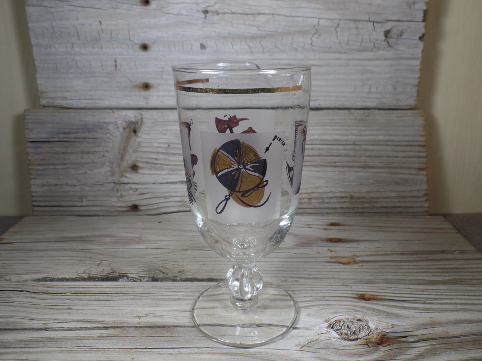 1960s Libbey Glass Top Hat Cocktail Glass Mad Men Don Draper Etsy