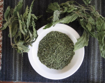 Dried wild harvested nettles, great for teas, tinctures, 2 oz, free shipping