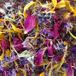 Edible Dried Flower Sprinkles for decorations, cooking, free shipping