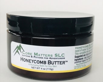 Honeycomb Butter - A drier balm that features honeycomb, perfect for heels, elbows or anywhere you need extra moisturizing, free shipping