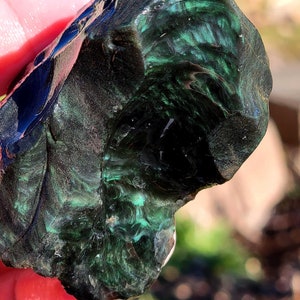 Half Pound Random Pull RARE Mexican Velvet Obsidian Rough   Old Stock