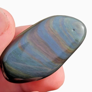 Velvet Obsidian Tumbled Polished Pocket Stones!