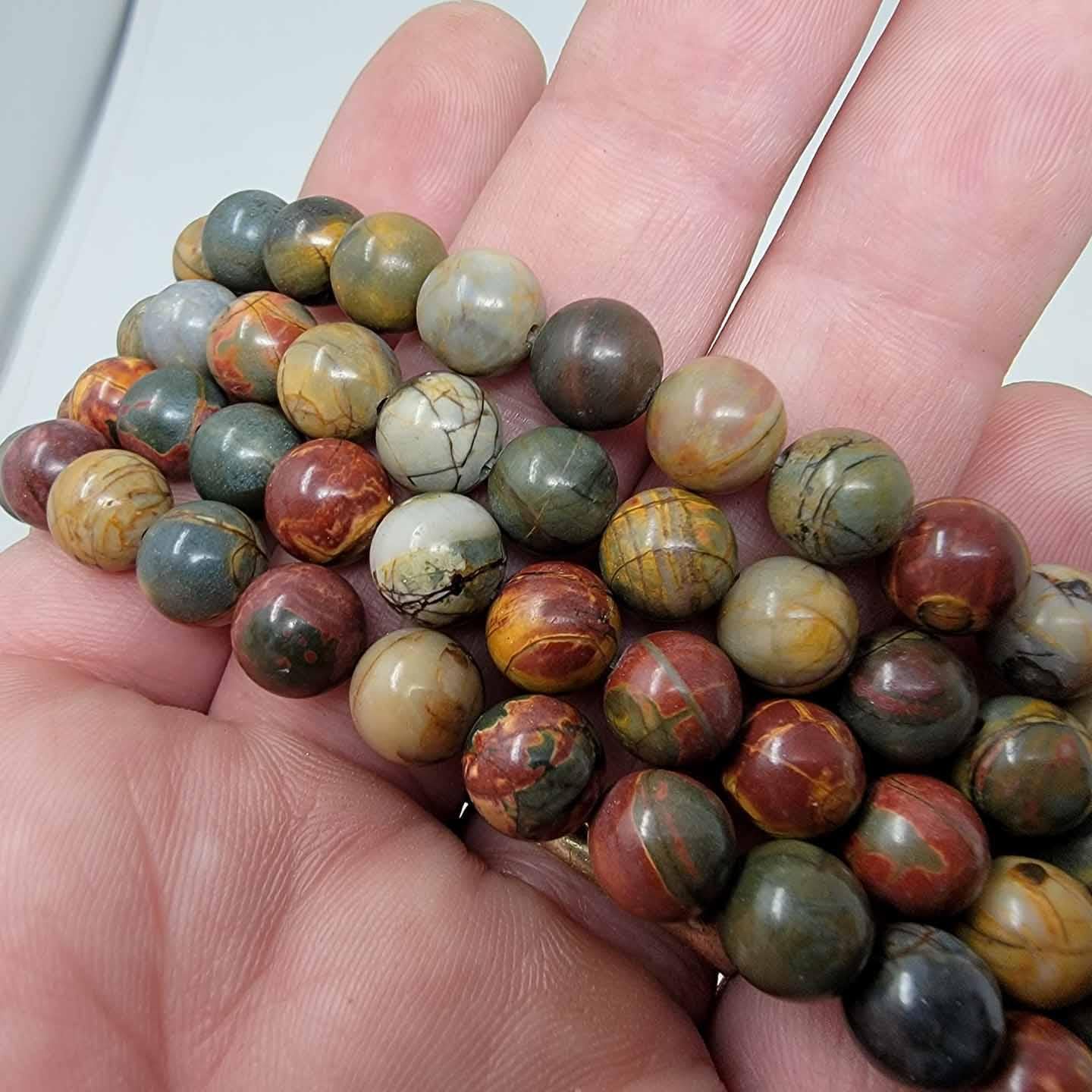 Cherry Creek Jasper 8mm Lapidary Bead 15 Inch Strand! - Etsy