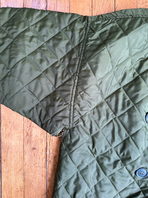 Vintage Quilted Army Liner Jacket - image 8