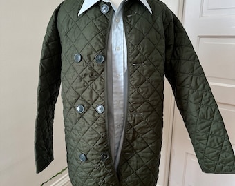 Vintage Quilted Army Liner Jacket Size 3