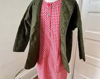 Vintage Quilted Army Liner Jacket