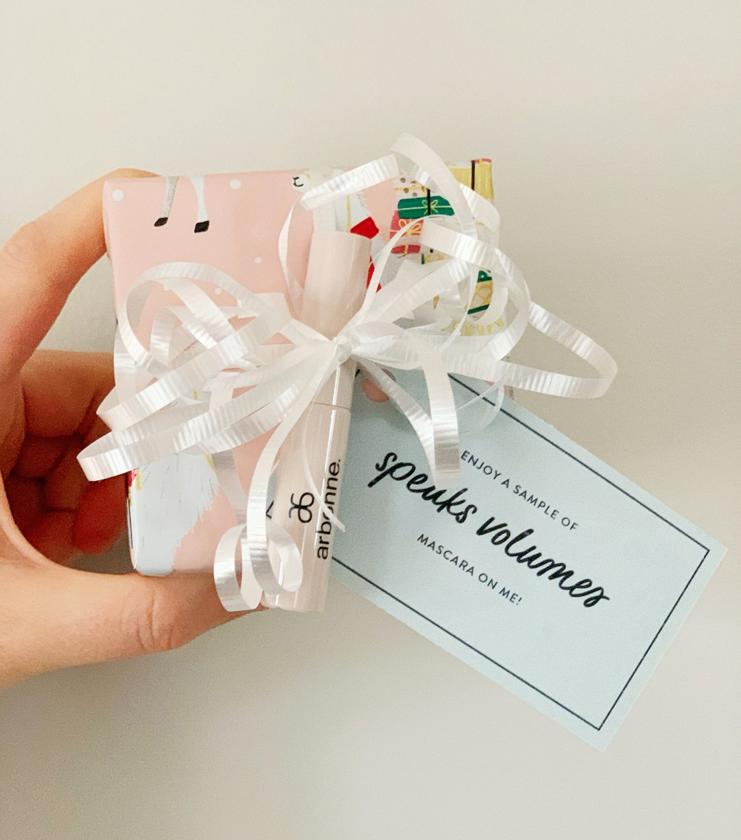 Thank You Card Client Gift Idea Arbonne Christmas Card Etsy