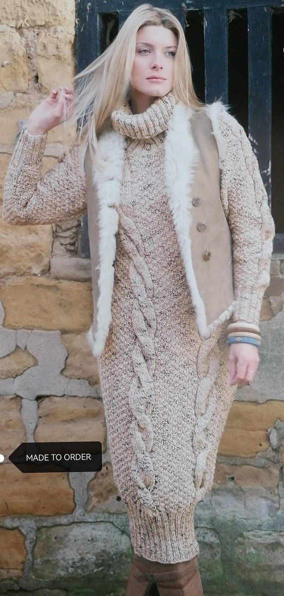 Cable Knit Cowl Neck Knit Dress Cowl Neck Dress Knitting Pattern Instant PDF Download Knitted Cable Cable Knit Cowl Neck Knit Dress Cowl Neck Dress Knitting Pattern Instant PDF Download Knitted Cable