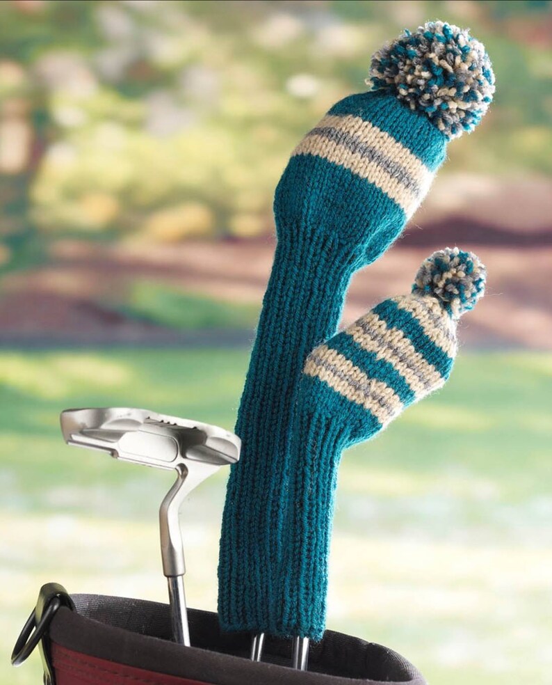 MADE TO ORDER Golf Club Covers, Golf Headcovers, Knit Golf Club Covers