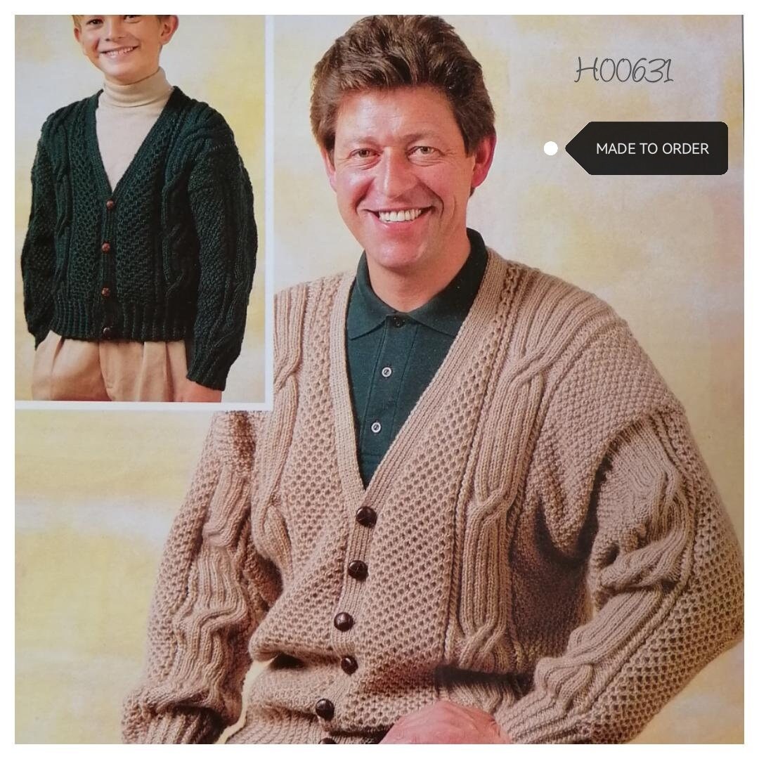 Honeycomb Cardigan - Etsy