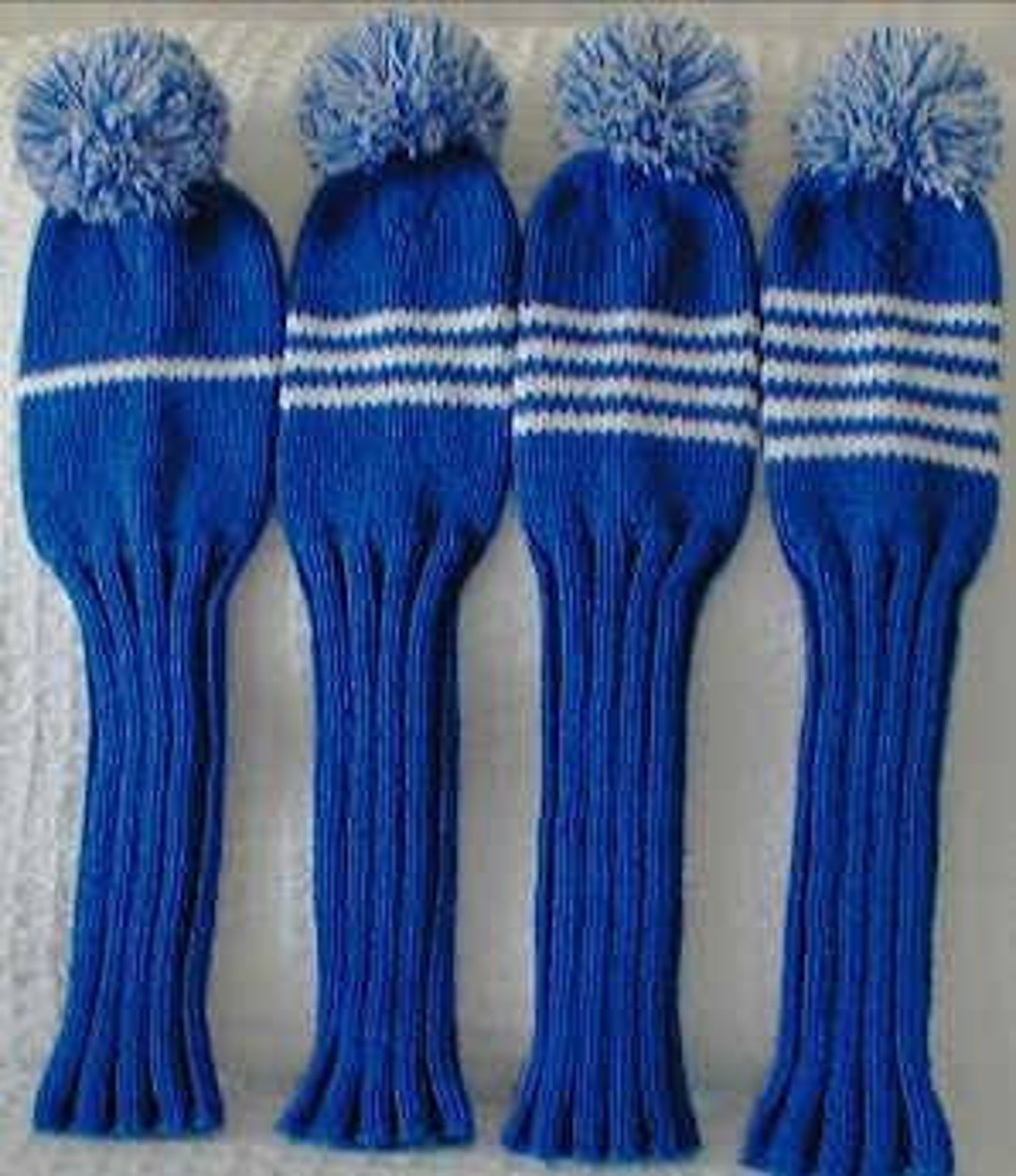 MADE TO ORDER Golf Club Covers, Golf Headcovers, Knit Golf Club Covers