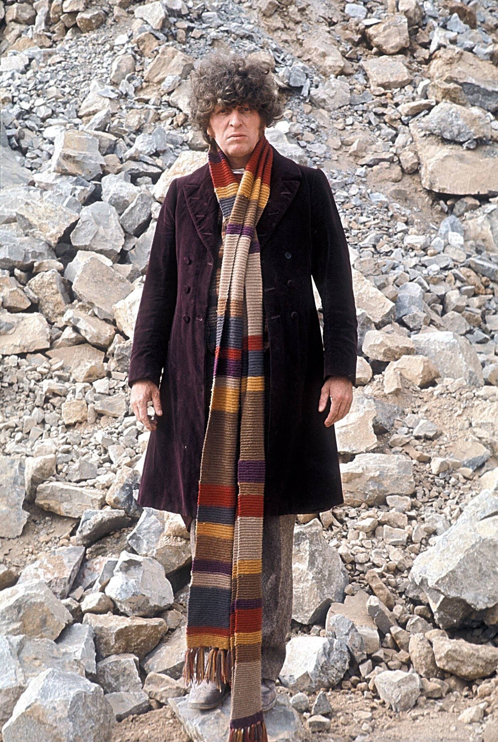Dr Who style scarf Whovian scarf extra long multicolour Etsy