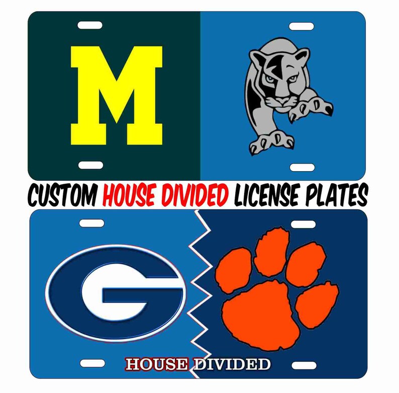 House Divided Sports Teams House United Personalized Custom Etsy