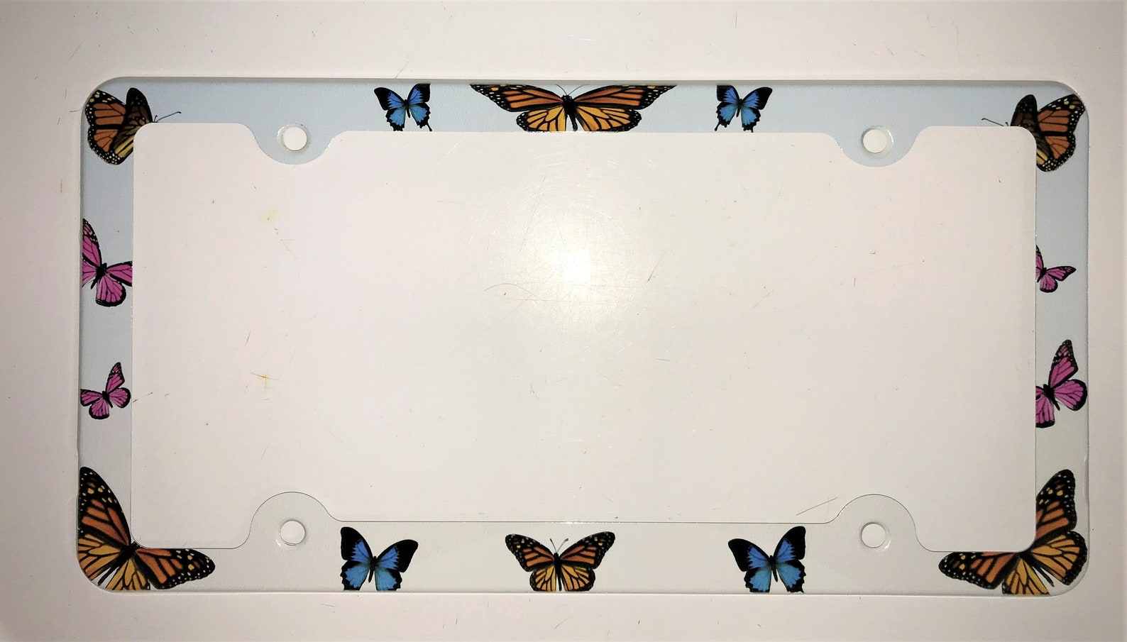 Butterflies License Plate Frame Decorative Butterfly License Etsy