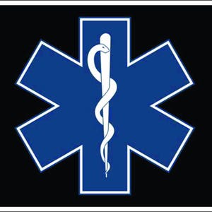 Sanitäter Stern des Lebens EMT Notfallsanitäter personalisierte Neuheit vordere Kennzeichen dekorative Eitelkeit Autoanhänger