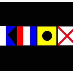 NATIVE épelée dans l’alphabet nautique Drapeau Signes nouveauté plaque d’immatriculation avant Vanité décorative Aluminium Signe Étiquette de voiture