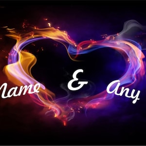 Colorful flaming heart personalized custom novelty license plate decorative front plate for lovers car tag