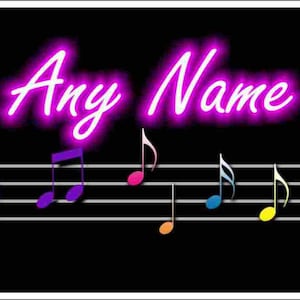 music notes personalized novelty front license plate decorative car tag