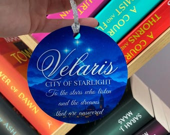 Velaris city of starlight ornament