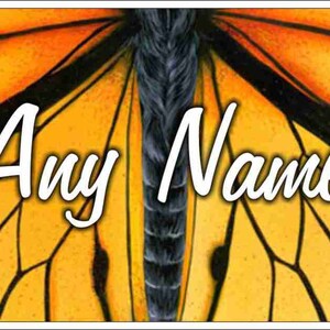 Butterfly wings personalized novelty front license plate Butterflies decorative custom Vanity car tag