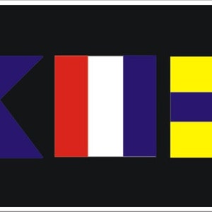 Drapeau de l'alphabet nautique, plaque d'immatriculation avant personnalisée, étiquette décorative en aluminium pour voiture