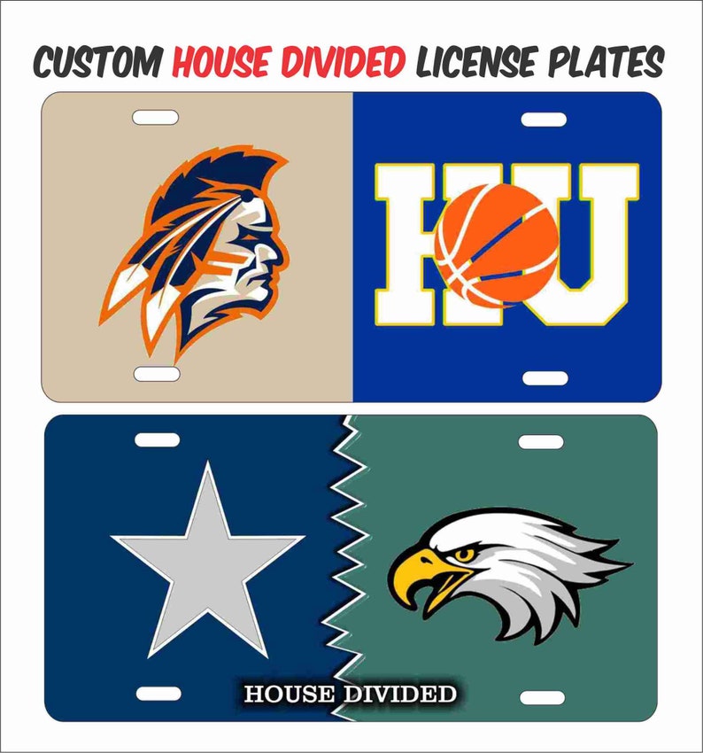 House Divided sports teams House United personalized custom Etsy