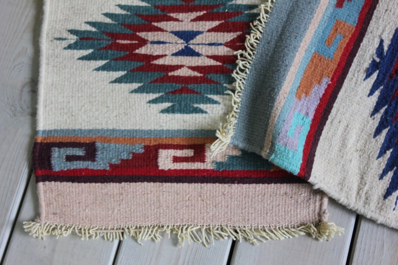 PAIR of KILIM Wall Hanging Decor Vintage Wool Tapestry Etsy