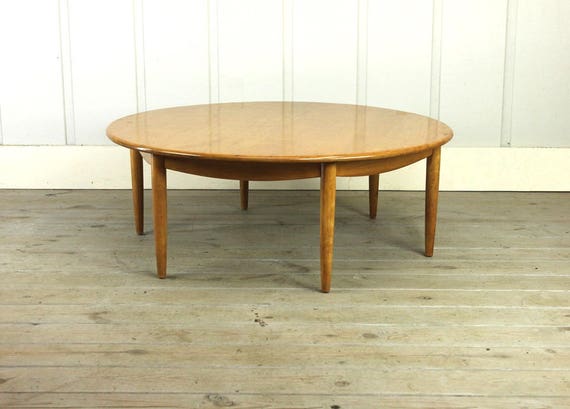 Mid Century Rus Wright Conant Ball, Large Round Coffee Table