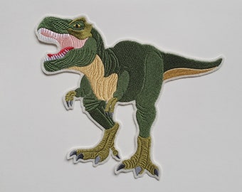 XXL T-Rex - large dinosaur full embroidery application - Tyrannosaurus Rex - iron-on or patch - great for the school cone for starting school