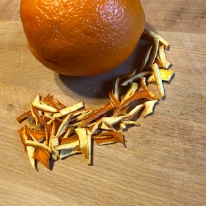Süße Orangenschalen