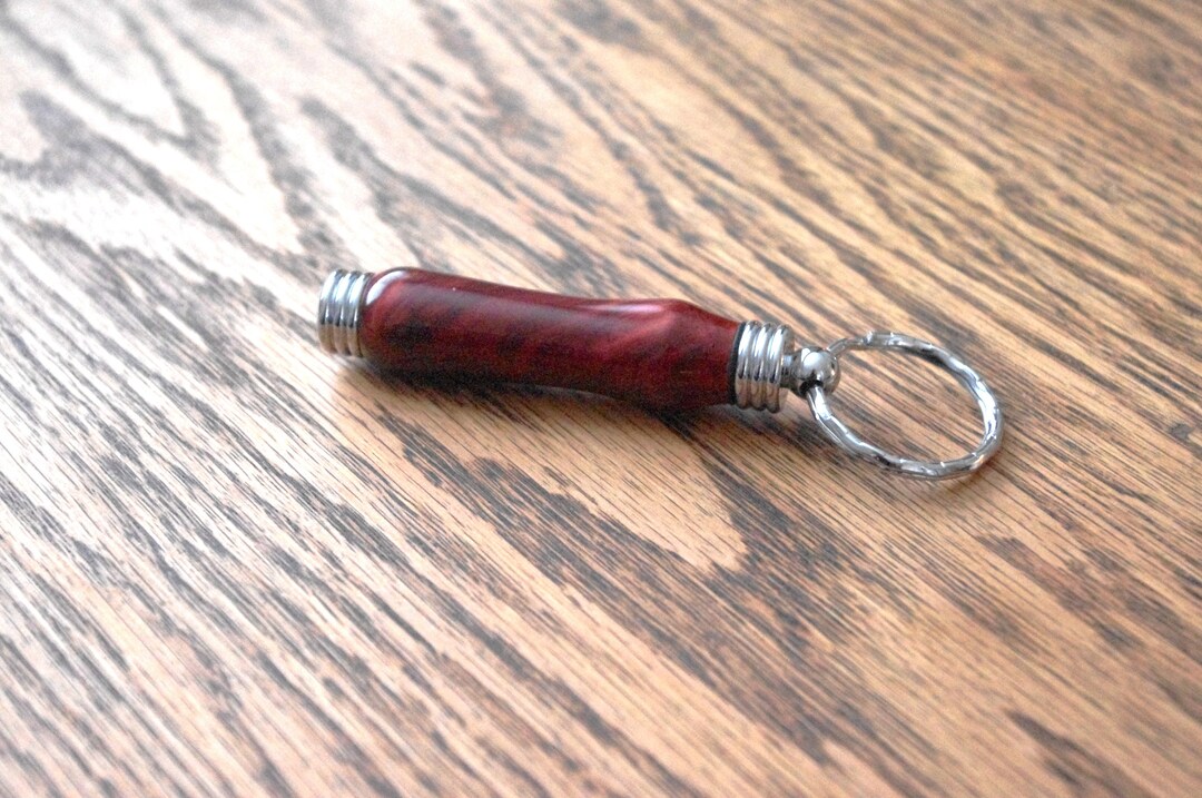 Secret N Keychain Secret Compartment Keychain, Key Ring, Gift for Her, Mom Gift, Red ...