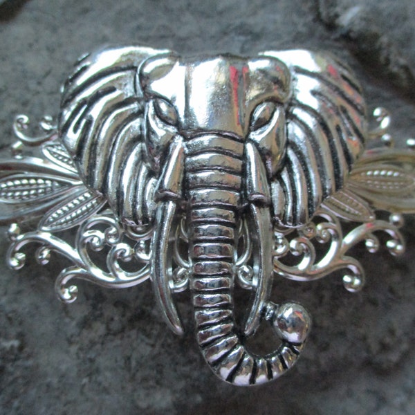 Elephant Hair Clip Etsy