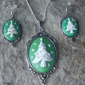 Weihnachtsbaum Cameo Set - Große Qualität - Urlaub Schmuck - Weihnachtsschmuck