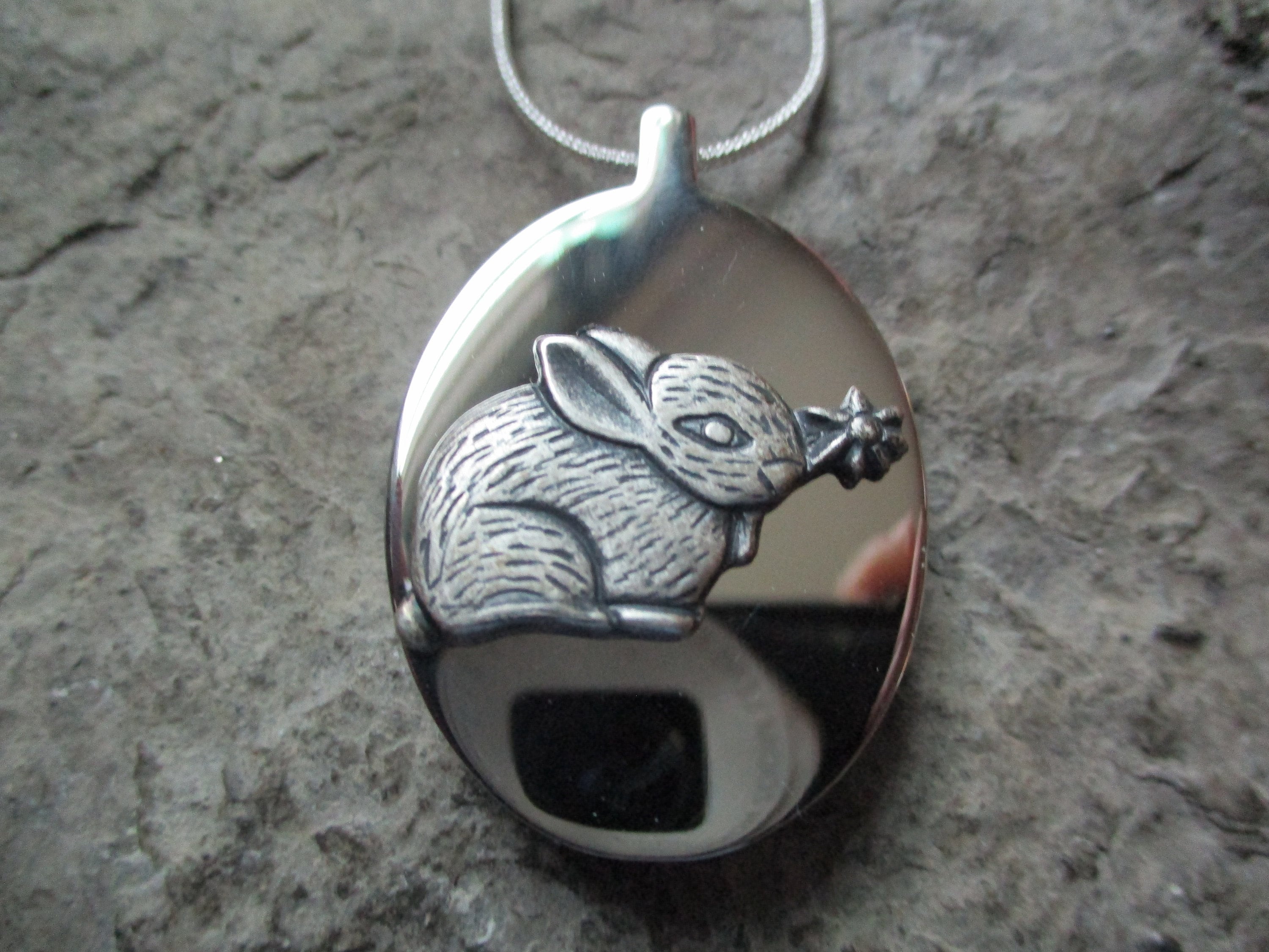Rabbit urn necklace deals