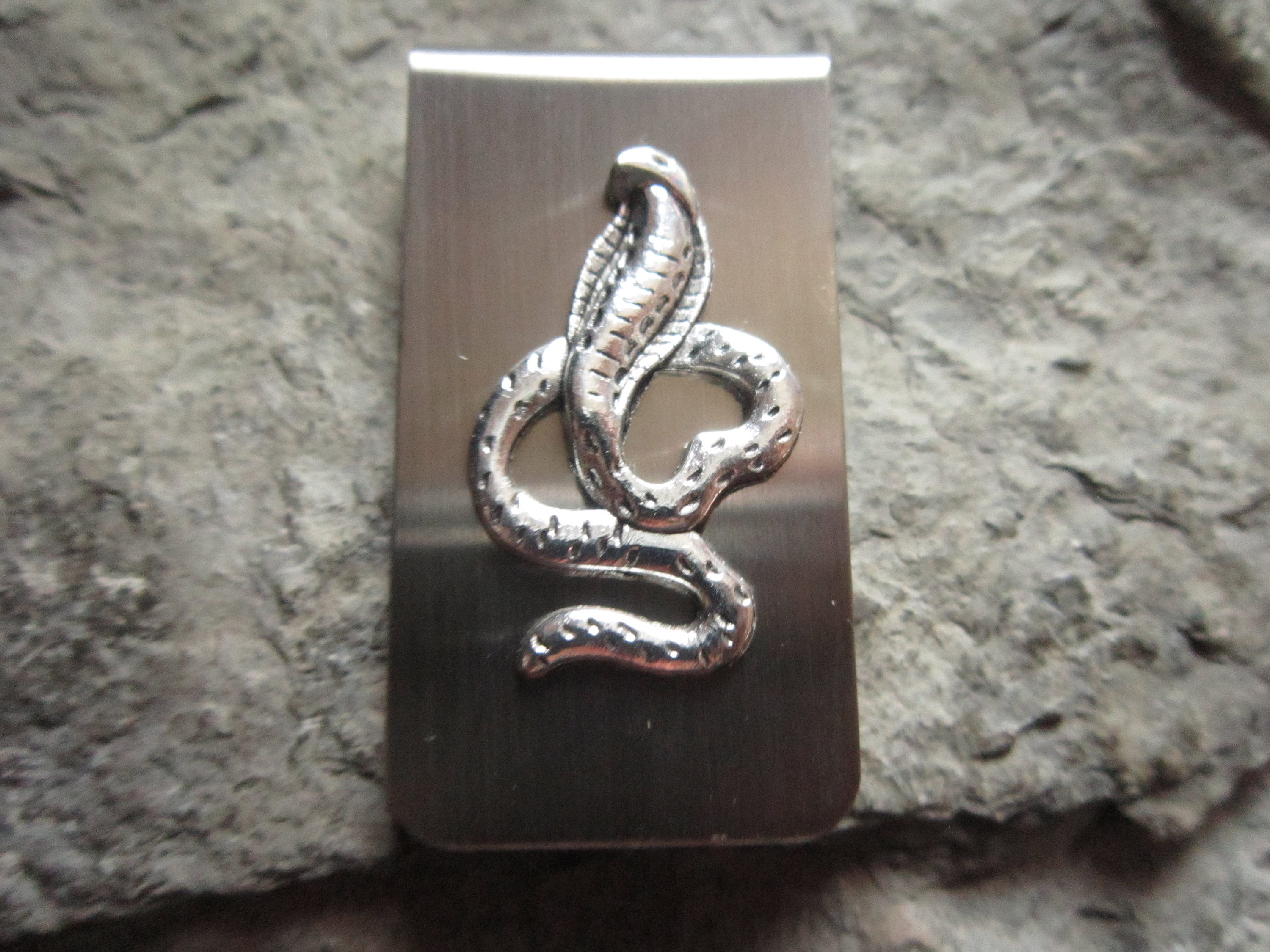 Stainless Steel Cobra, Snake Money Clip - Father's Day Gift - Dad Gift- Father's Day