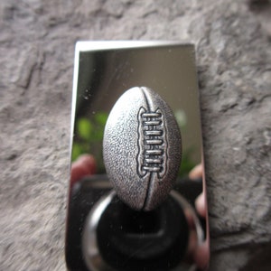 Edelstahl Fußball Geld Clip - Sport - Vatertagsgeschenk - Papa - Vatertag - Fußball-Trainer - Sport-Geschenk - Fußball-Liebhaber