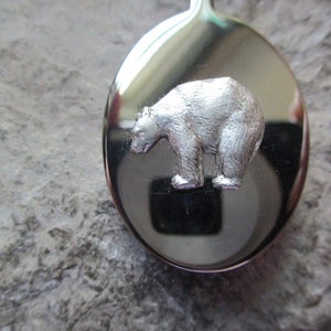 Choose Silver or Gold - Bear Stainless Steel Urn Necklace - Grizzly - Ashes - Lock of Hair - Memorial - Flowers - Urn - Cremation Jewelry